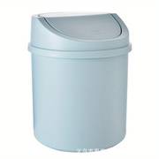 Mini Plastic Desktop Trash Can with Lid for Home Office, Bedroom, Bathroom, etc.