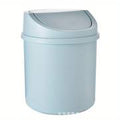 Mini Plastic Desktop Trash Can with Lid for Home Office, Bedroom, Bathroom, etc.