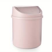 Mini Plastic Desktop Trash Can with Lid for Home Office, Bedroom, Bathroom, etc.
