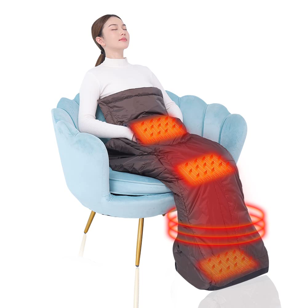 Full Body Heating Pad with Pockets for Hands & Feet