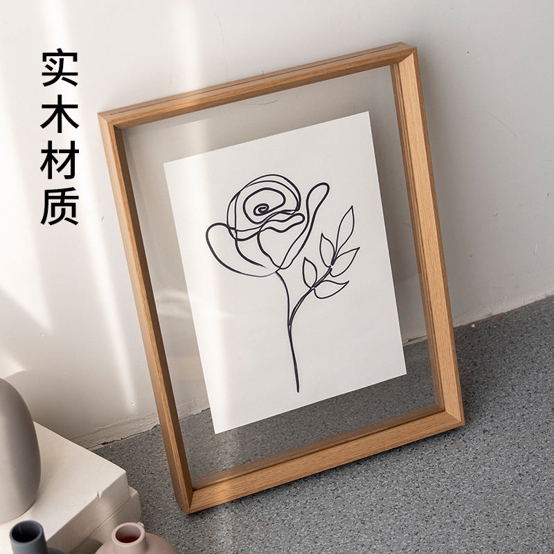 Double-Sided A4 Acrylic Frame for Display and Photos